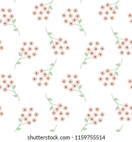 floral seamless pattern for background and decorate