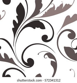 Floral seamless pattern. Background for fabric, Wallpaper, paper.