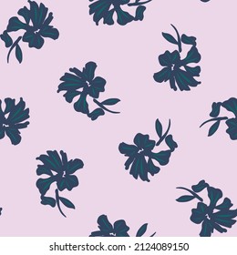 Floral seamless pattern background for fashion textiles, graphics, backgrounds and crafts