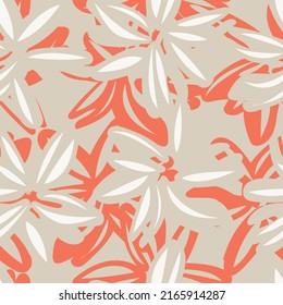 Floral seamless pattern background for fashion textiles, graphics, backgrounds and crafts