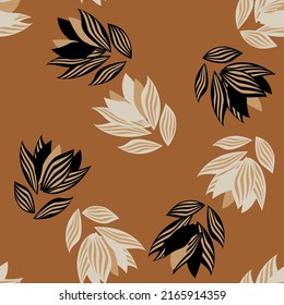 Floral seamless pattern background for fashion textiles, graphics, backgrounds and crafts