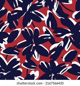 Floral seamless pattern background for fashion textiles, graphics, backgrounds and crafts