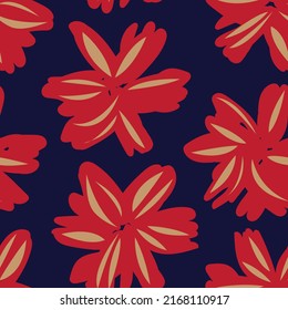 Floral seamless pattern background for fashion textiles, graphics, backgrounds and crafts