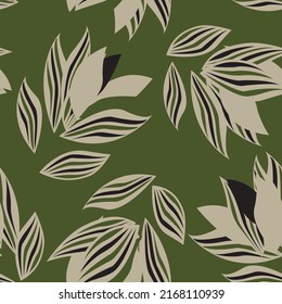 Floral seamless pattern background for fashion textiles, graphics, backgrounds and crafts