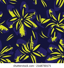 Floral seamless pattern background for fashion textiles, graphics, backgrounds and crafts
