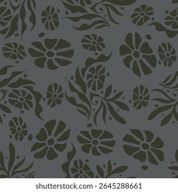 Floral seamless pattern background for fashion textiles, graphics, backgrounds and crafts
