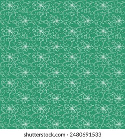 Floral Seamless Pattern Background Fully Editable Vector
