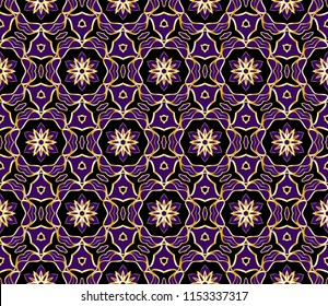 floral seamless pattern background. Luxury texture for wallpaper, invitation. Vector illustration.