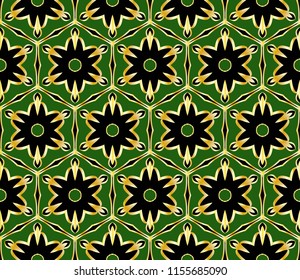 floral seamless pattern background. Luxury texture for wallpaper, invitation. Vector illustration.