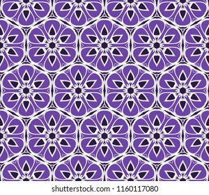 floral seamless pattern background. Luxury texture for wallpaper, invitation. Vector illustration.
