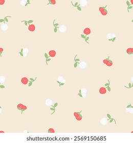 Floral seamless pattern background with small roses. Flowers trendy colors for print, stationery, wrapping, textile, wallpaper, card, background, paper gift, scarf, phone case.