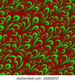 Floral Seamless Pattern Background Vector