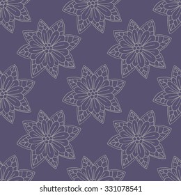 Floral  seamless pattern background, Vector illustrations.