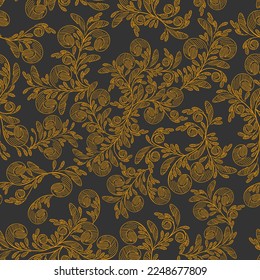 Floral Seamless Pattern Background Wallpaper