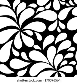 Floral Seamless Pattern Background for Wedding and Birthday. Vector Illustration