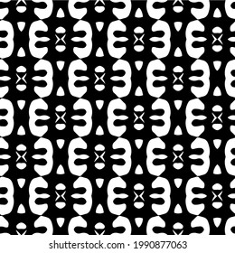 
fondo de patrón sin costuras floral.Ornamento geométrico para fondos de paredes y fondos. Patrón blanco y negro. 