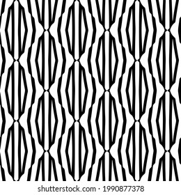 
floral seamless pattern background.Geometric ornament for wallpapers and backgrounds. Black and white pattern. 