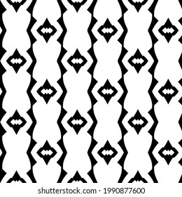 
fondo de patrón sin costuras floral.Ornamento geométrico para fondos de paredes y fondos. Patrón blanco y negro. 