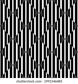 floral seamless pattern background.Geometric ornament for wallpapers and backgrounds. Black and white pattern. 