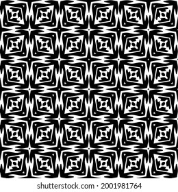 floral seamless pattern background.Geometric ornament for wallpapers and backgrounds. Black and white 

pattern. 
