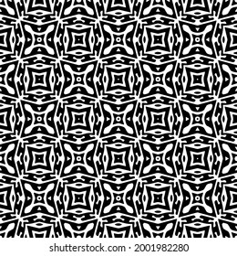 fondo de patrón sin costuras floral.Ornamento geométrico para fondos de paredes y fondos. Negro y blanco 

patrón. 