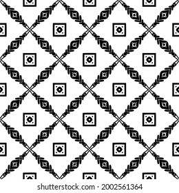 floral seamless pattern background.Geometric ornament for wallpapers and backgrounds. Black and white 

pattern. 
