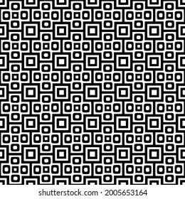 floral seamless pattern background.Geometric ornament for wallpapers and backgrounds. Black and white 

pattern.