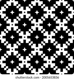 fondo de patrón sin costuras floral.Ornamento geométrico para fondos de paredes y fondos. Negro y blanco 

patrón.