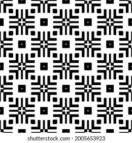 fondo de patrón sin costuras floral.Ornamento geométrico para fondos de paredes y fondos. Negro y blanco 

patrón.