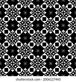 floral seamless pattern background.Geometric ornament for wallpapers and backgrounds. Black and white 

pattern.
