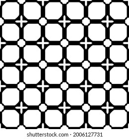 fondo de patrón sin costuras floral.Ornamento geométrico para fondos de paredes y fondos. Negro y blanco 

patrón.