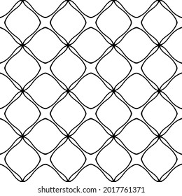 floral seamless pattern background.Geometric ornament for wallpapers and backgrounds. Black and white pattern.