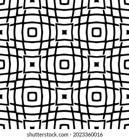 
floral seamless pattern background.Geometric ornament for wallpapers and backgrounds. Black and white pattern.