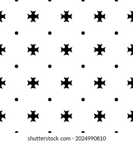 floral seamless pattern background.Geometric ornament for wallpapers and backgrounds. Black and white pattern.