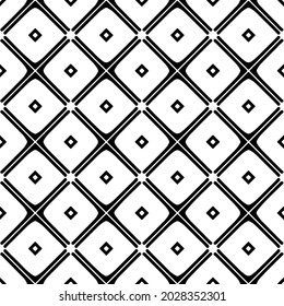 fondo de patrón sin costuras floral.Ornamento geométrico para fondos de paredes y fondos. Patrón blanco y negro.