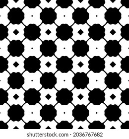 floral seamless pattern background.Geometric ornament for wallpapers and backgrounds. Black and white pattern.