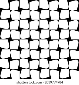 fondo de patrón sin costuras floral.Ornamento geométrico para fondos de paredes y fondos. Patrón blanco y negro.
