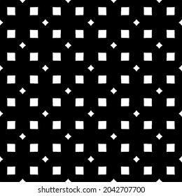 floral seamless pattern background.Geometric ornament for wallpapers and backgrounds. Black and white pattern.
