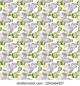 Blumenmuster Nahtlose Muster für die Verwendung als Hintergrund oder Textil-Design.