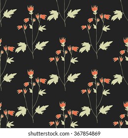 Floral seamless pattern. Beautiful vector hand drawn texture. Background for web pages, wedding invitations, save the date cards, fabric.