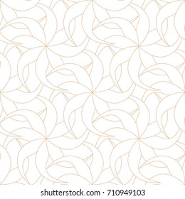 Floral seamless pattern. Beige brown abstract background for wallpapers and fabrics. Vector illustration