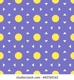 Floral seamless pattern of bright color pretty summer sweet
