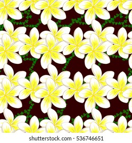 Floral seamless pattern with bright summer flowers. Endless vector texture for romantic design, decoration, greeting cards, posters, invitations, advertisement, for textile print and fabric.