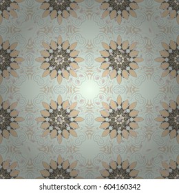 Floral seamless pattern with bright summer flowers in colorful colors. Endless vector texture for romantic design, decoration, greeting cards, posters, wrapping, for textile print and fabric.