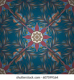 Floral seamless pattern with bright summer flowers in colors. Endless vector texture for romantic design, decoration, greeting cards, posters, wrapping, for textile print and fabric.
