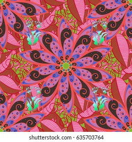 Floral seamless pattern with bright summer flowers in yellow colors. Endless vector texture for romantic design, decoration, greeting cards, posters, wrapping, for textile print and fabric.