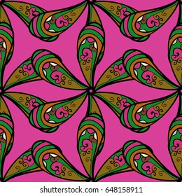 Floral seamless pattern with bright summer flowers in blue colors. Endless vector texture for romantic design, decoration, greeting cards, posters, wrapping, for textile print and fabric.