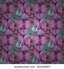 Floral seamless pattern with bright summer flowers in colors. Endless vector texture for romantic design, decoration, greeting cards, posters, wrapping, for textile print and fabric.