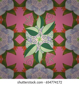 Floral seamless pattern with bright summer flowers in colors. Endless vector texture for romantic design, decoration, greeting cards, posters, wrapping, for textile print and fabric.