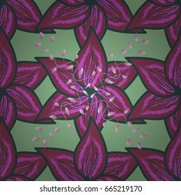 Floral seamless pattern with bright summer flowers in colors. Endless vector texture for romantic design, decoration, greeting cards, posters, wrapping, for textile print and fabric.